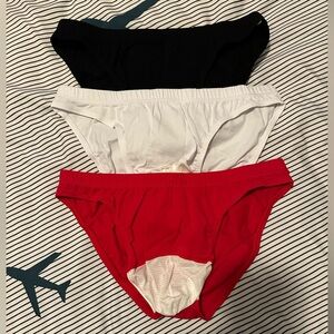 Men’s bikini briefs. USA MEDIUM. Lot of 3